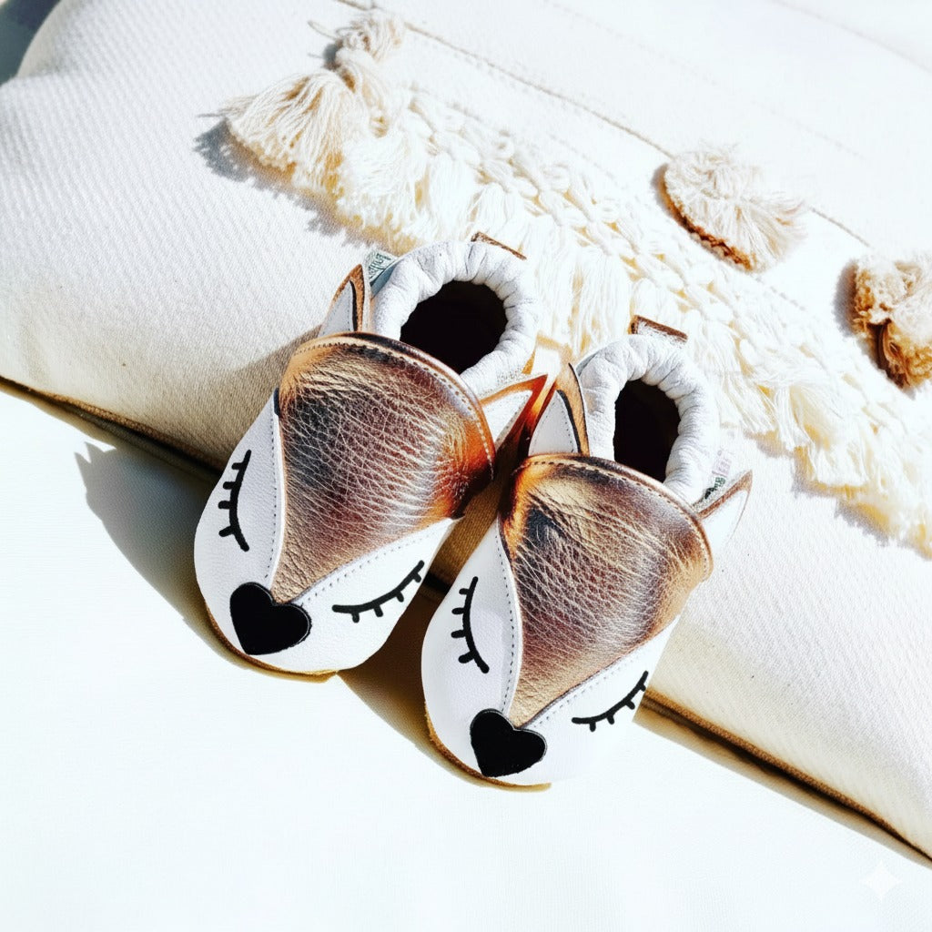 Chaussons en cuir